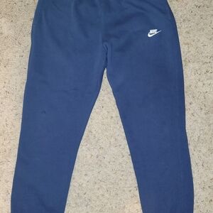 Nike Mens  Blue Joggers Sweatpants